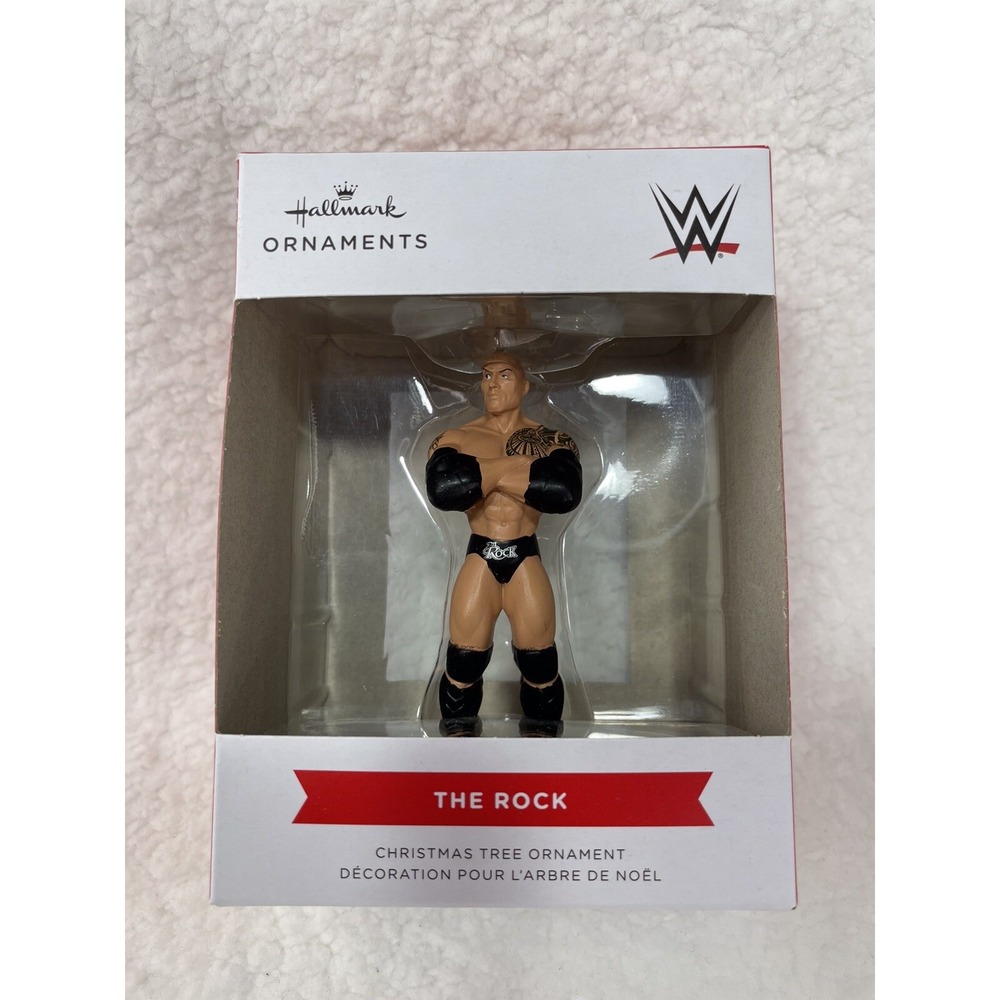 Hallmark Ornaments WWE The Rock NIB‎